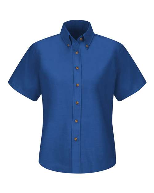 Women's Extended Sizes Poplin Dress Shirt