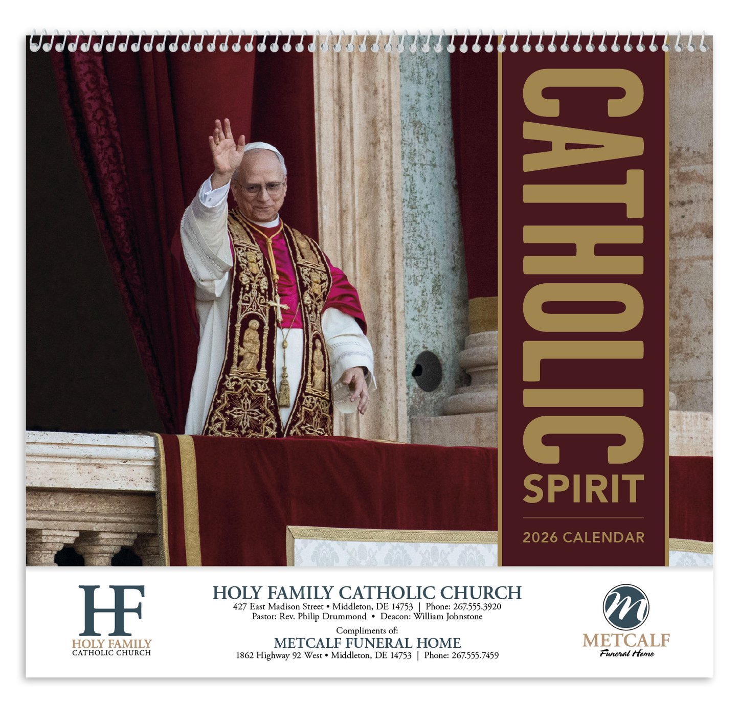 Good Value Catholic Spirit  Spiral Calendar-7054
