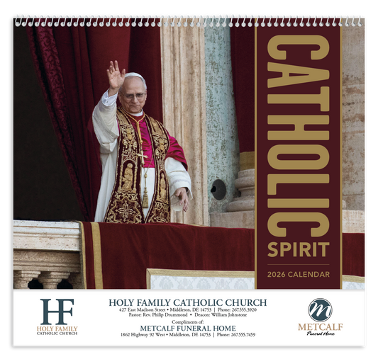 Good Value Catholic Spirit  Spiral Calendar-7054