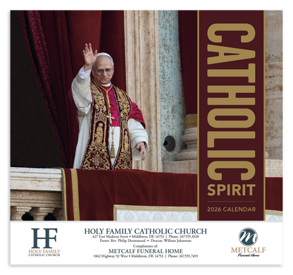 Good Value Catholic Spirit  Stapled Calendar-7254