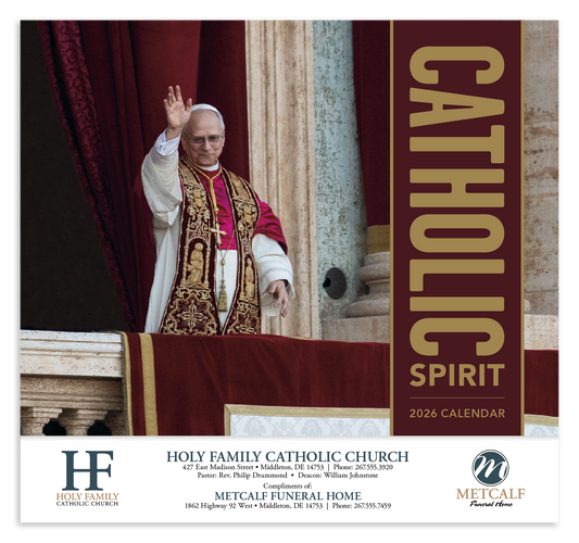 Good Value Catholic Spirit  Stapled Calendar-7254