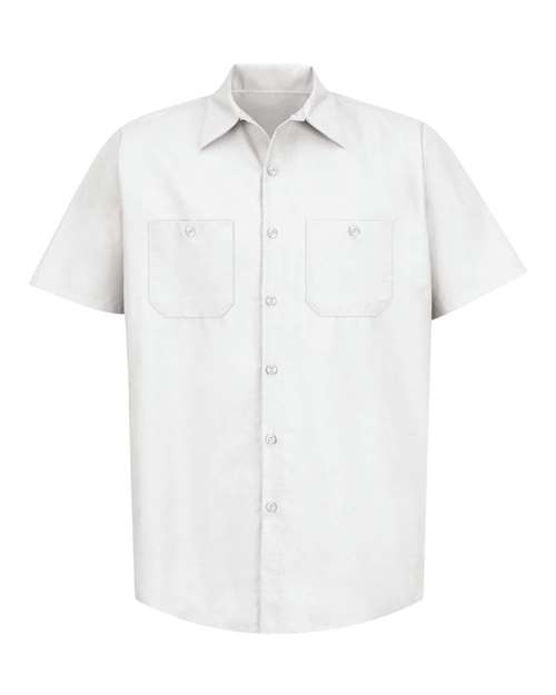 Men's Tall Industrial Short Sleeve Work Shirt