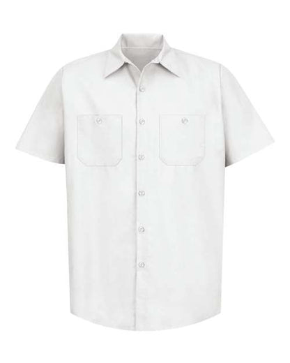 Men's Tall Industrial Short Sleeve Work Shirt