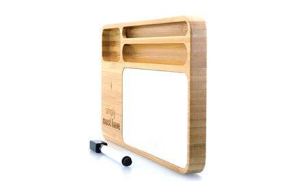 Bamboo 10W Wireless Charging Base with Dry Erase Board-32504