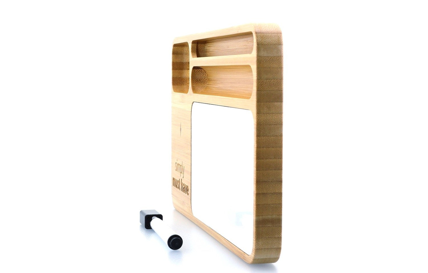 Bamboo 10W Wireless Charging Base with Dry Erase Board-32504