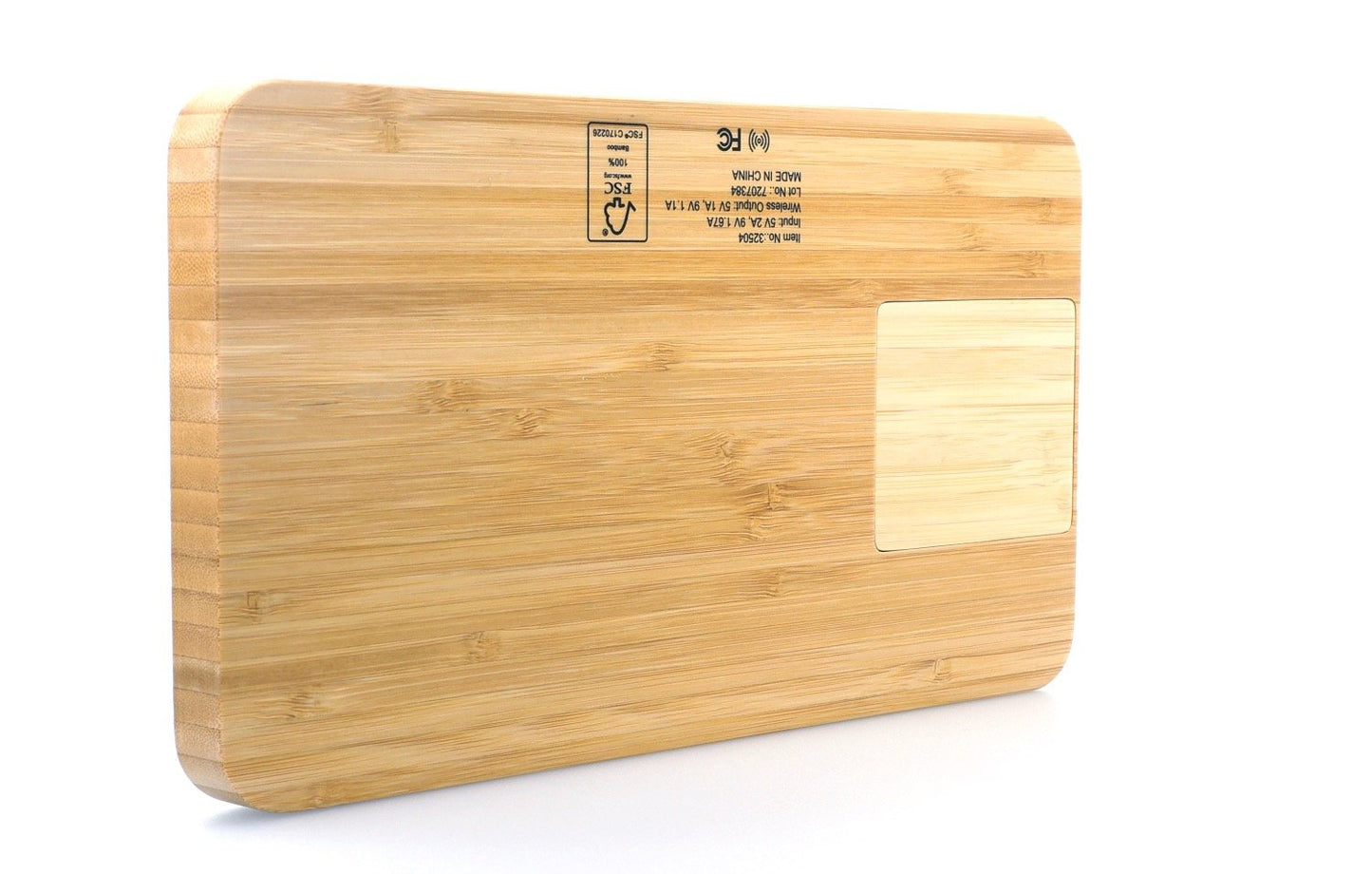 Bamboo 10W Wireless Charging Base with Dry Erase Board-32504