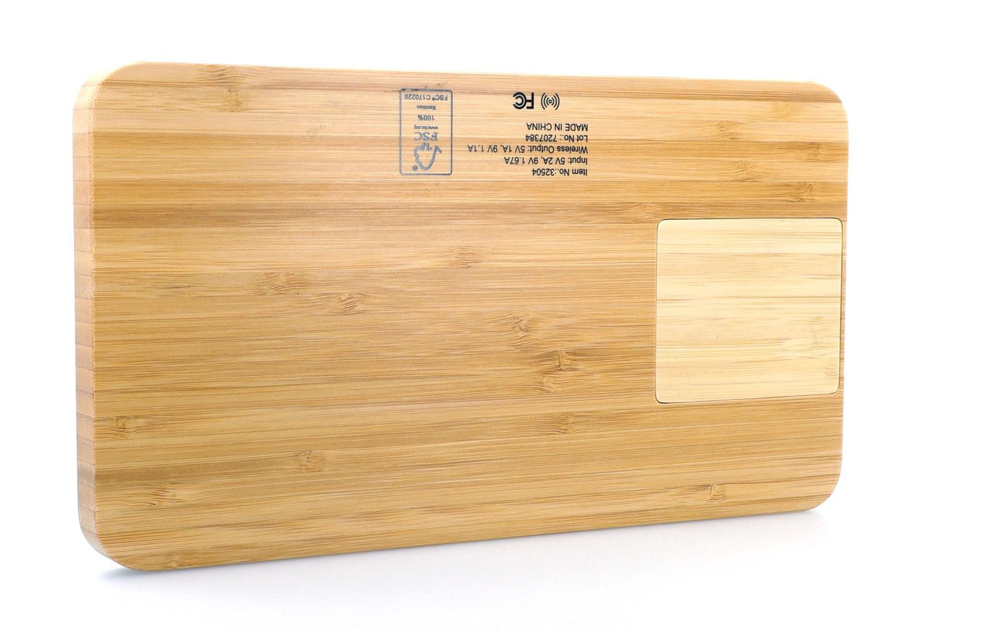 Bamboo 10W Wireless Charging Base with Dry Erase Board-32504