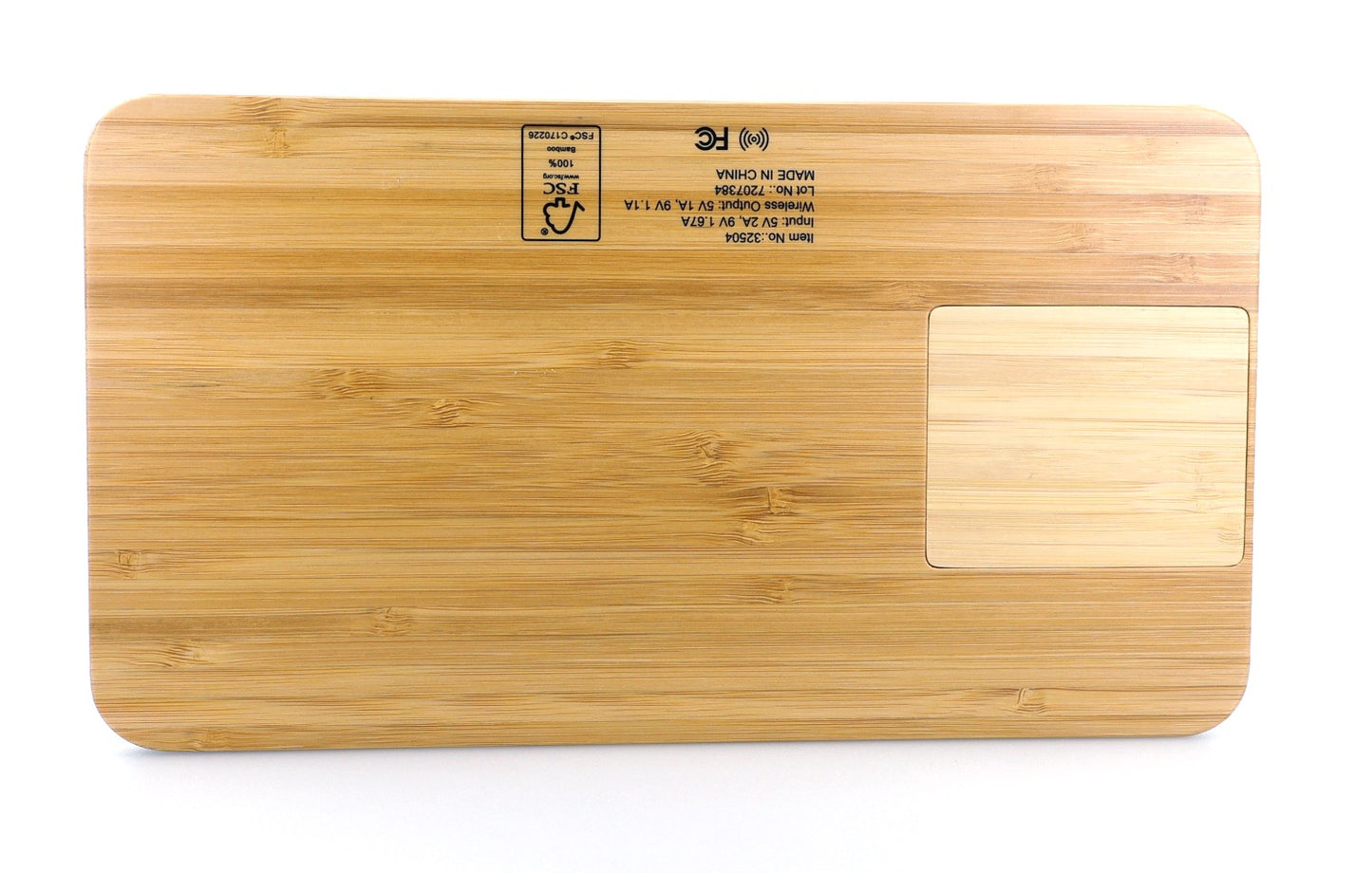 Bamboo 10W Wireless Charging Base with Dry Erase Board-32504