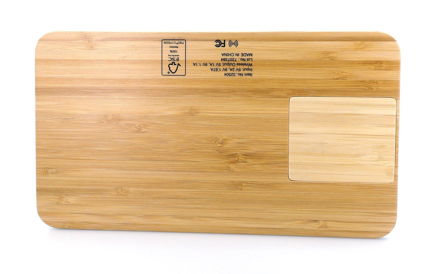 Bamboo 10W Wireless Charging Base with Dry Erase Board-32504