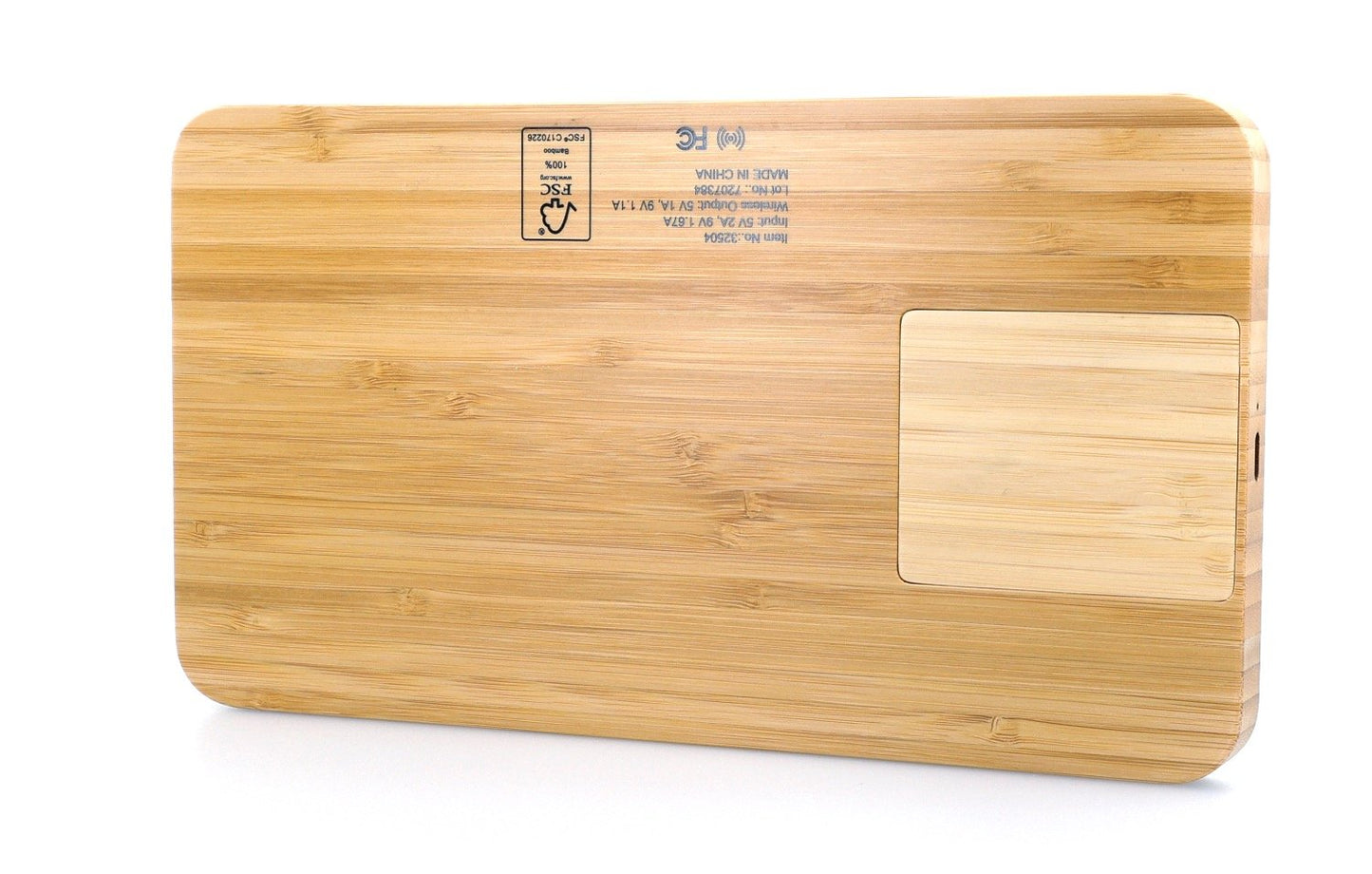 Bamboo 10W Wireless Charging Base with Dry Erase Board-32504
