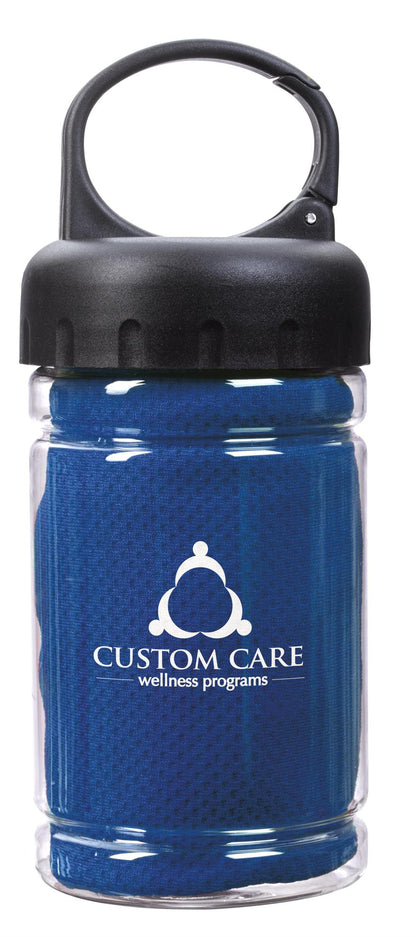 Carabiner Bottle with Cooling Towel-CPCR41087