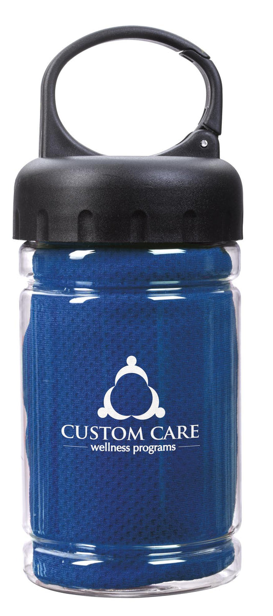 Carabiner Bottle with Cooling Towel-CPCR41087
