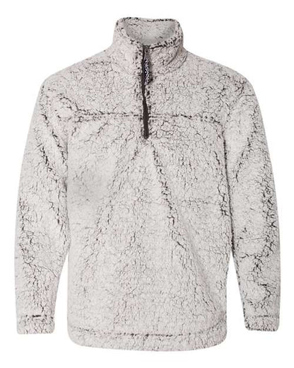 Unisex Sherpa Fleece Quarter-Zip Pullover