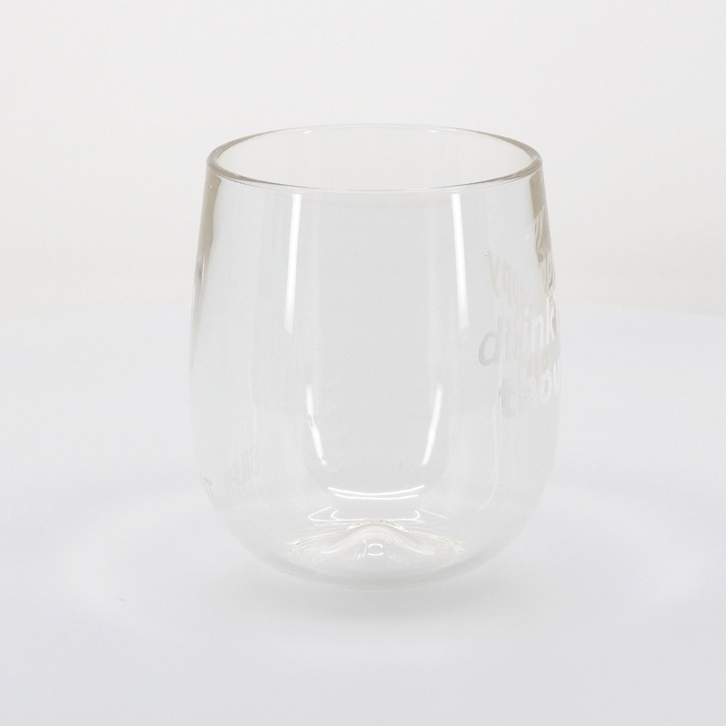 Silipint Clear Stemless Wine Glass  12 oz-46480