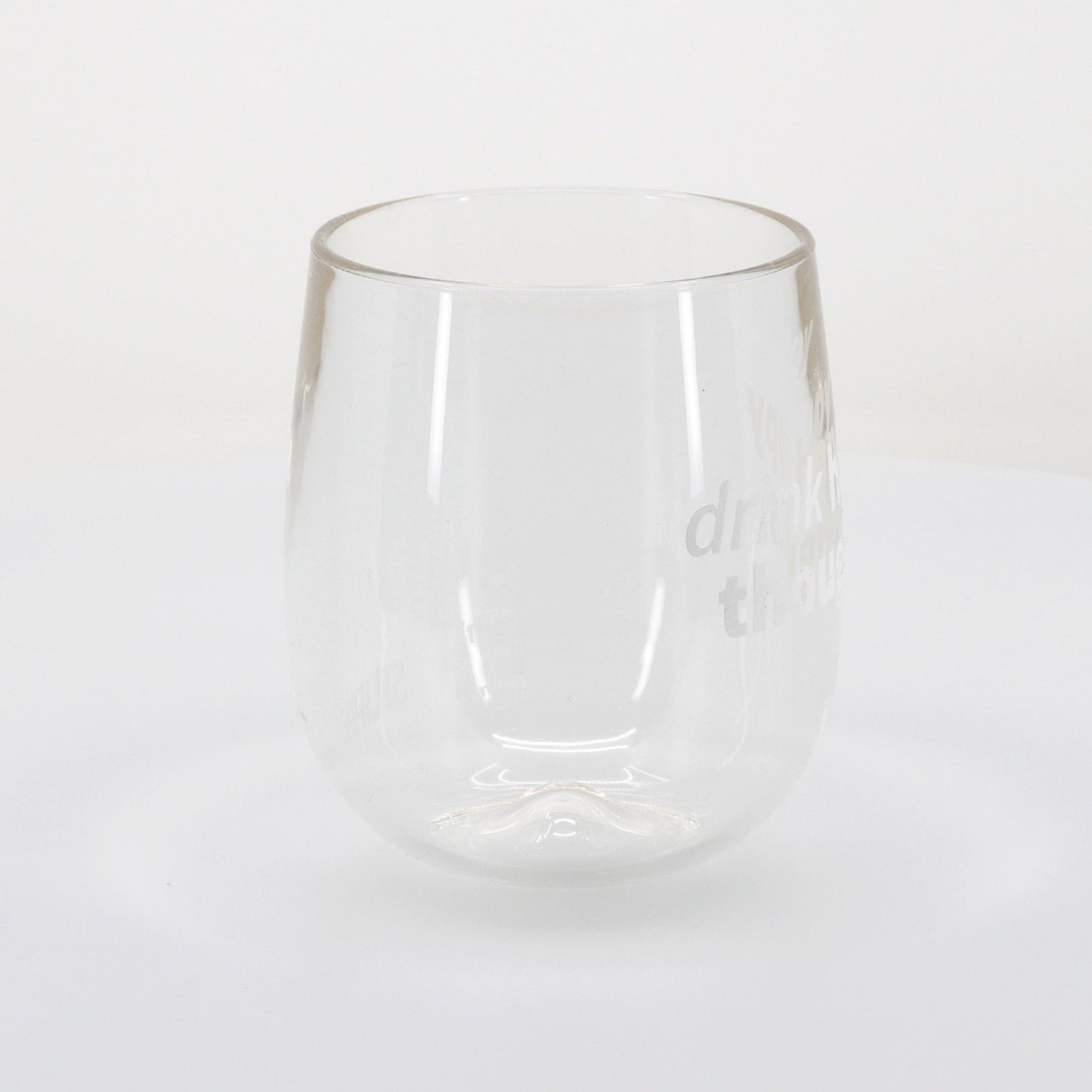 Silipint Clear Stemless Wine Glass  12 oz-46480