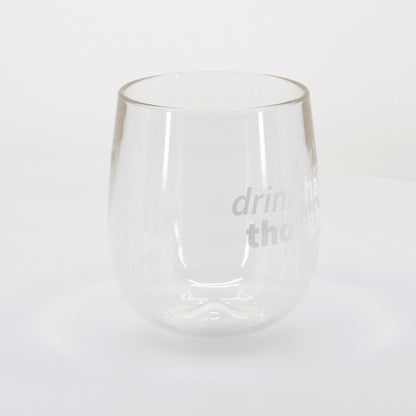 Silipint Clear Stemless Wine Glass  12 oz-46480