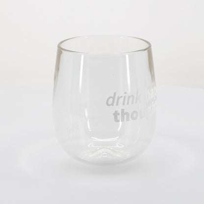 Silipint Clear Stemless Wine Glass  12 oz-46480