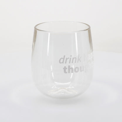 Silipint Clear Stemless Wine Glass  12 oz-46480