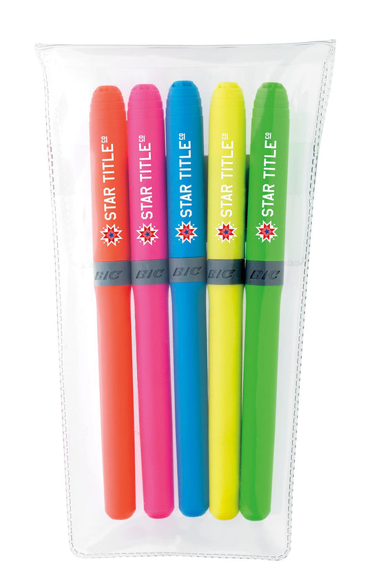 BIC Brite Liner Grip 5Pack-BLGP5