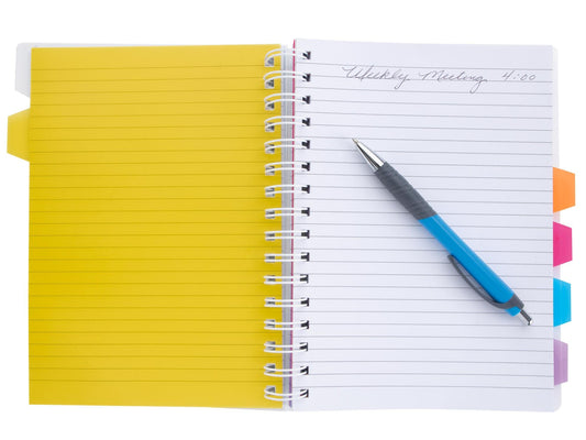 Good Value Spiral Notebook with Tabs-15855