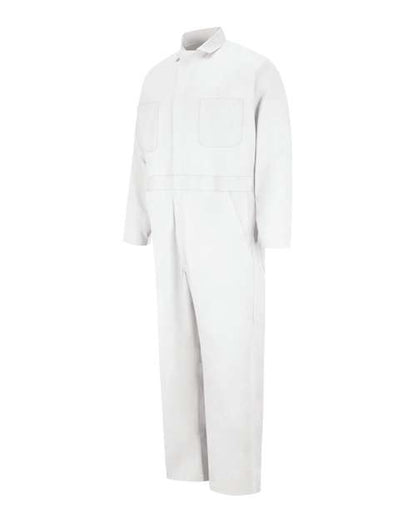 Men's Button-Front Cotton Coverall