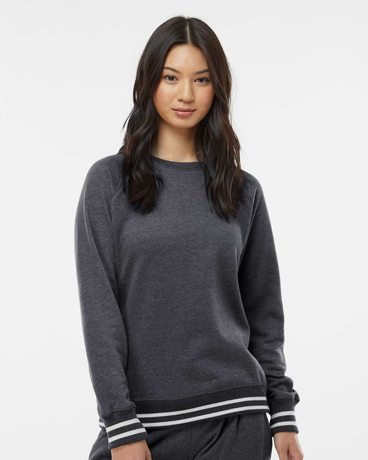 J. America Women’s Relay Crewneck Sweatshirt - 8652