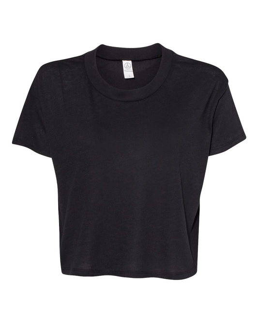 Alternative Women’s Vintage Jersey Headliner Crop Tee - 5114