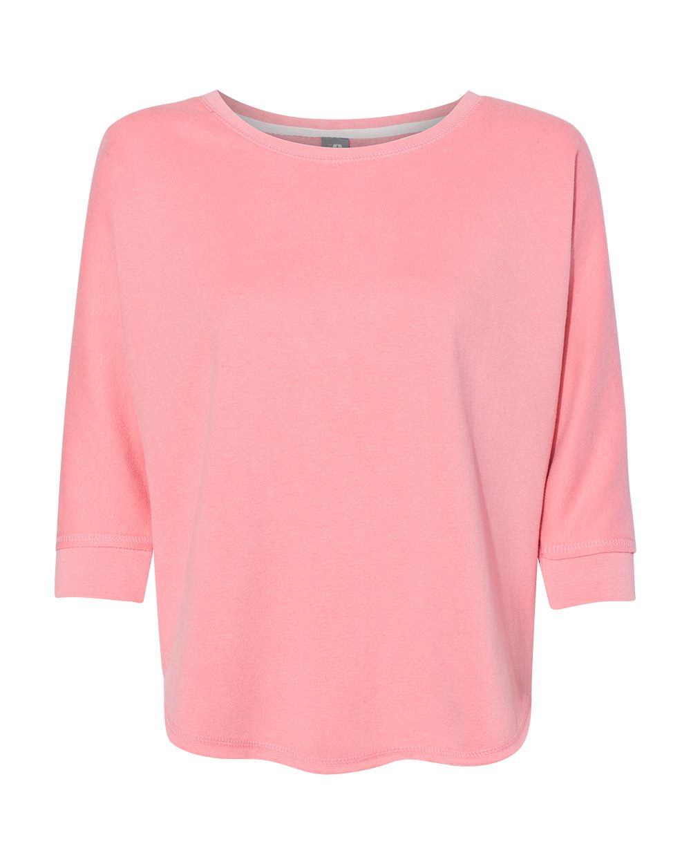 J. America Women's Lounge Fleece Dolman Crewneck Sweatshirt - 8685