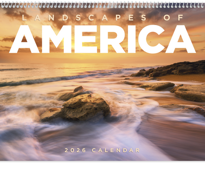 Good Value Landscapes of America  Spiral Calendar-7001