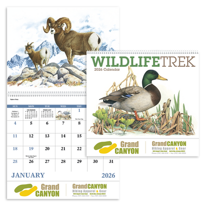 Good Value Wildlife Trek  Spiral Calendar-7003