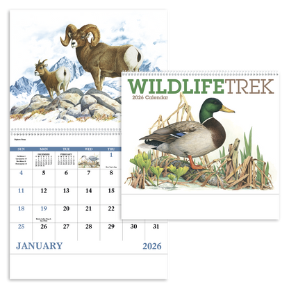 Good Value Wildlife Trek  Spiral Calendar-7003
