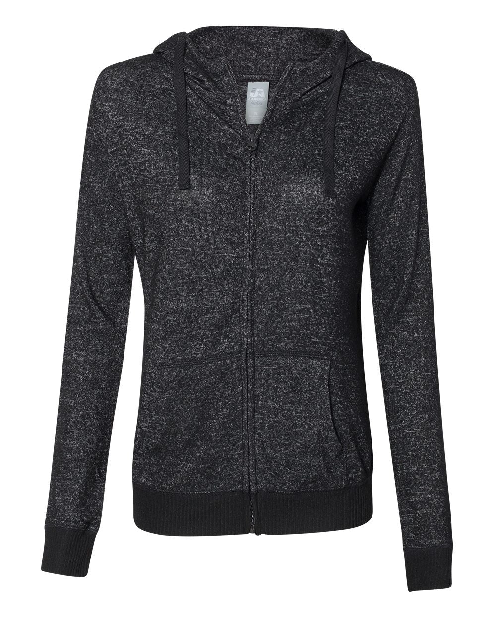 J. America Women’s Cozy Jersey Hooded Full-Zip - 8656