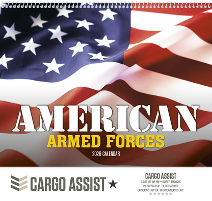 Good Value American Armed Forces  Spiral Calendar-7012