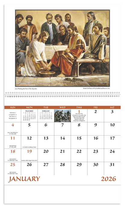 Good Value Gods Gift w Funeral PrePlanning Sheet  Spiral Calendar-7019