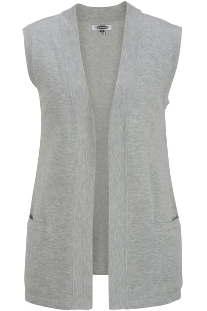 Ladies Open Cardigan Sweater Vest - 7026