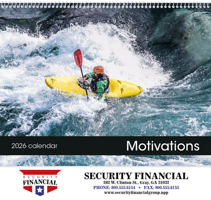 Good Value Motivations  Spiral Calendar-7028
