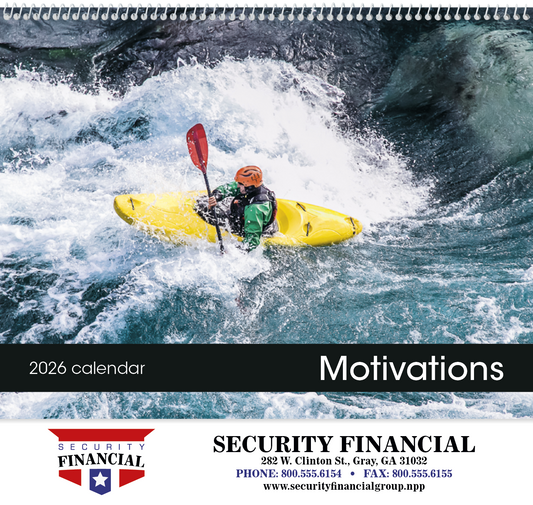 Good Value Motivations  Spiral Calendar-7028