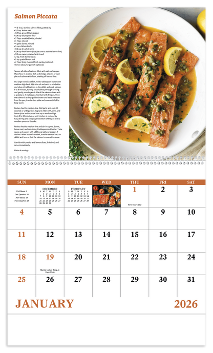 Good Value Delicious Dining  Spiral Calendar-7031
