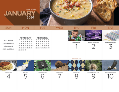 Good Value National Day  Spiral Calendar-7032