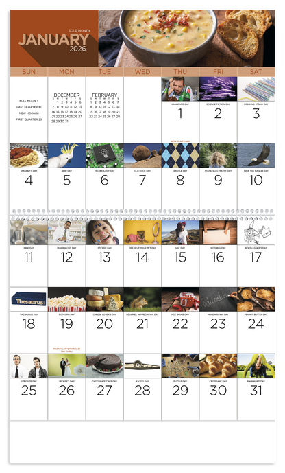 Good Value National Day  Spiral Calendar-7032