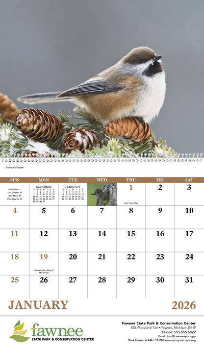 Good Value Birds of North America  Spiral Calendar-7036