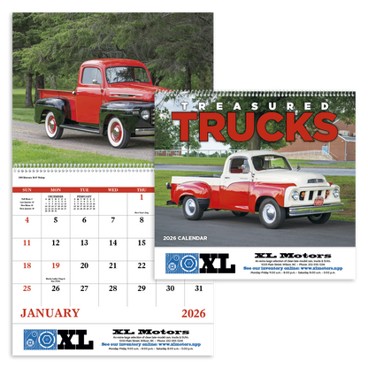 Good Value Treasured Trucks  Spiral Calendar-7037