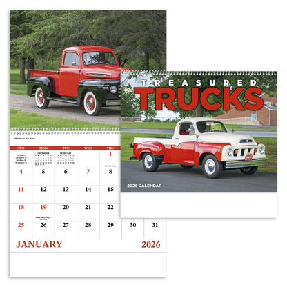 Good Value Treasured Trucks  Spiral Calendar-7037