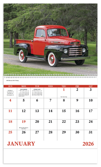 Good Value Treasured Trucks  Spiral Calendar-7037