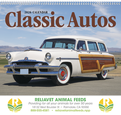 Good Value Classic Autos  Spiral Calendar-7042