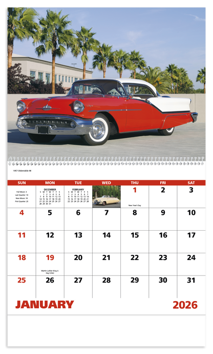 Good Value Classic Autos  Spiral Calendar-7042
