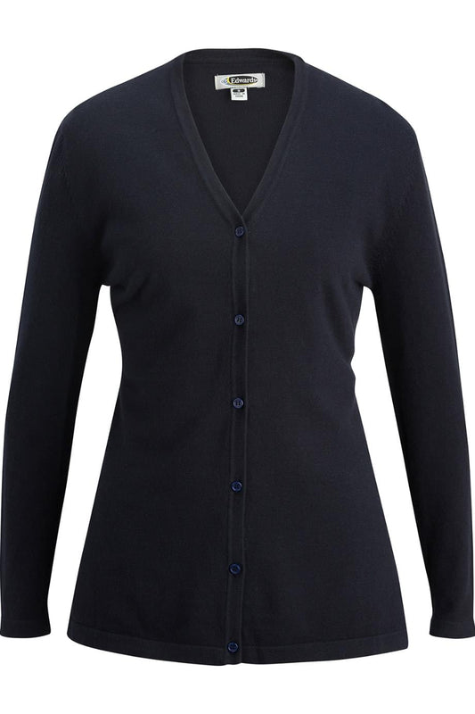Tri Blend Ladies Shirttail Cardigan - 7046