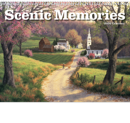 Good Value Scenic Memories  Spiral Calendar-7046