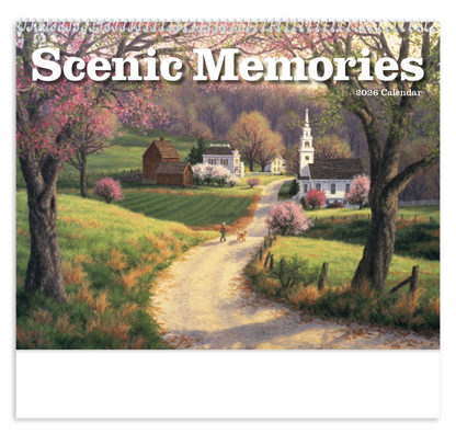 Good Value Scenic Memories  Spiral Calendar-7046