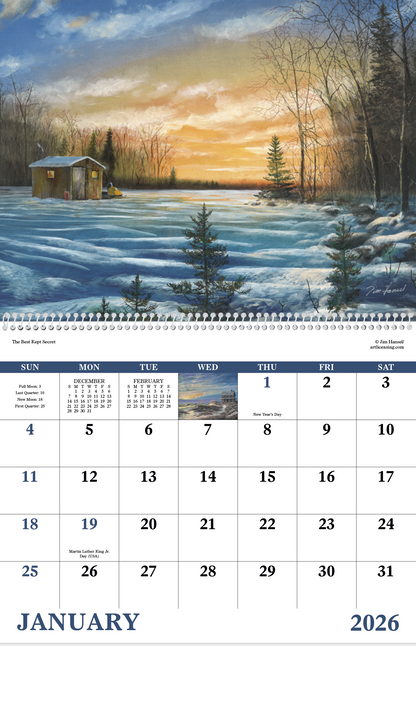 Good Value Scenic Memories  Spiral Calendar-7046